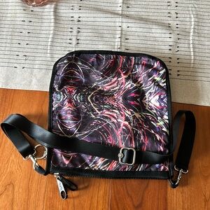 Kipling Art To Wear Monkey Head Crossbody Bag Purse. New